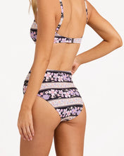 Load image into Gallery viewer, Billabong Womens Forevermore High Retro Bikini Bottom - Black Pebble
