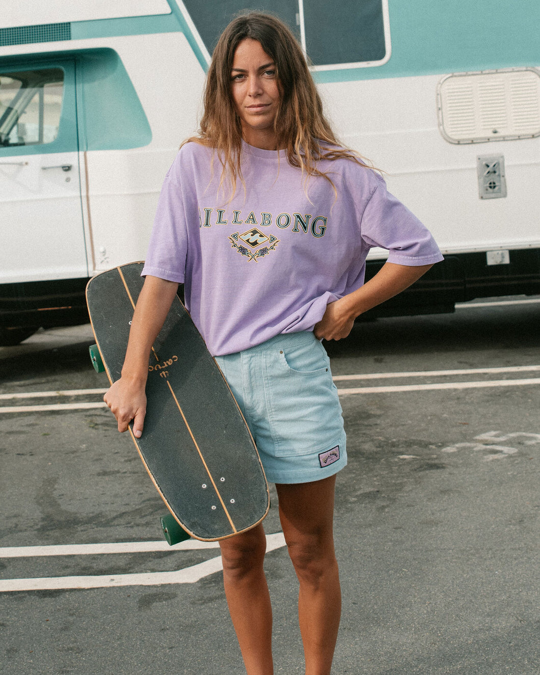 Billabong Lilac Throwback Tee - Lilac Breeze