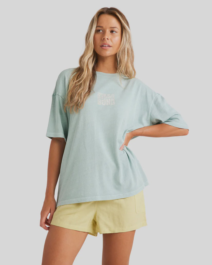 Billabong You Are Invited Too Tee - Sea Fog