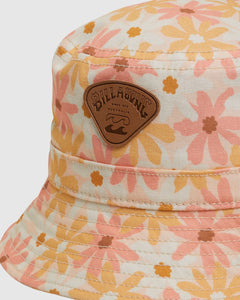 Billabong Youth Little Daisy Bucket Hat - Pale Pink