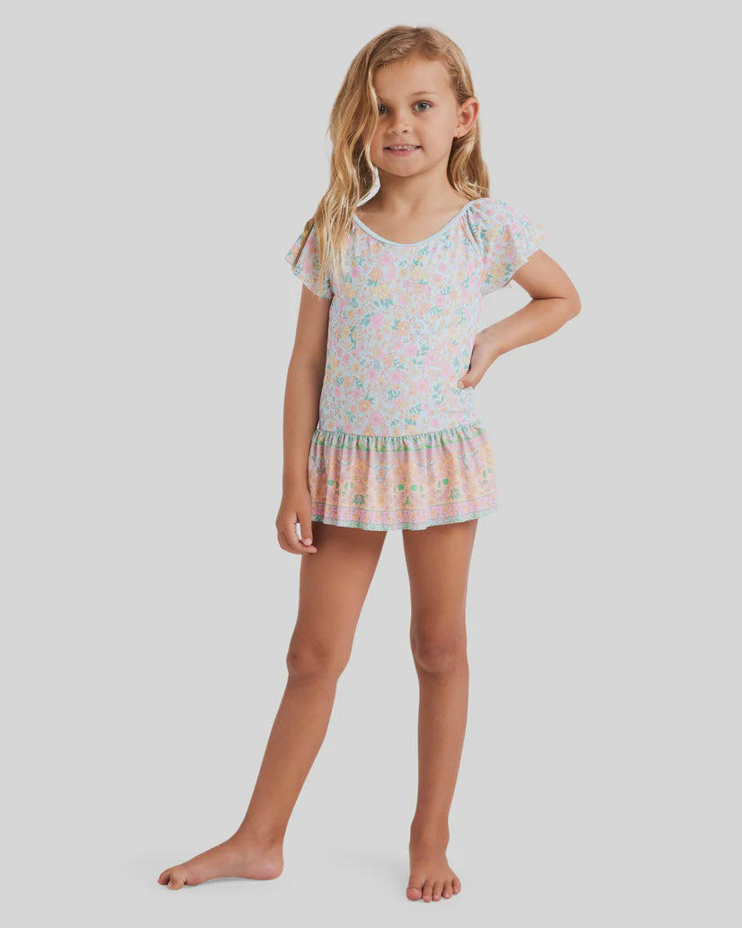 Billabong Girls 0-5 In My Dreams One Piece Swimsuit