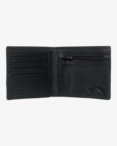 Billabong Dimension 2in1 Leather Wallet - Black