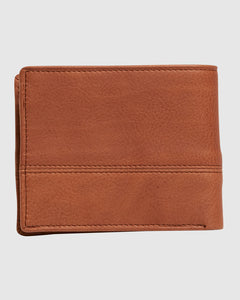 Billabong Dimension 2in1 Leather Wallet - Tan