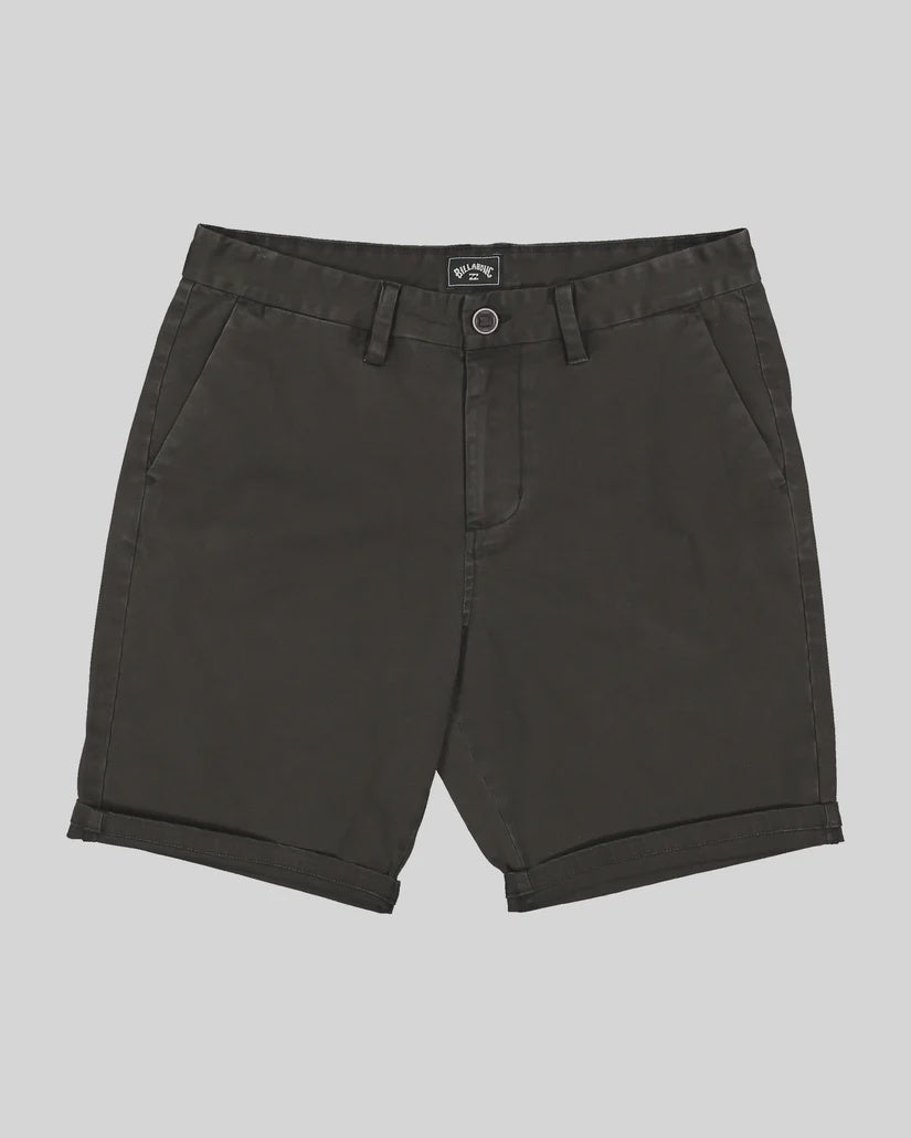 Billabong Wave Wash Twill Shorts - Black