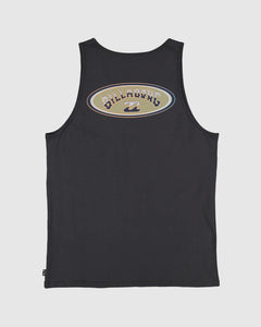 Billabong Arch Wave Tank Top - Washed Black