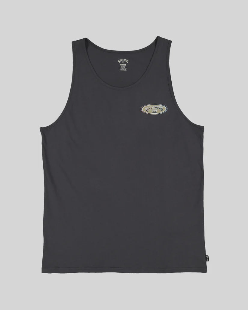Billabong Arch Wave Tank Top - Washed Black