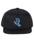 Santa Cruz Screaming Hand Snapback Cap - Black