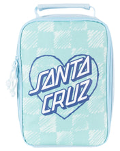 Load image into Gallery viewer, Santa Cruz Heart Dot Hollow Lunch Box - Aqua Check
