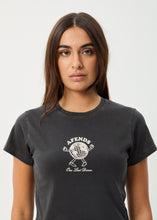 Load image into Gallery viewer, Afends Last Dance Baby Tee - Stone Black
