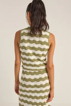 Load image into Gallery viewer, Rhythm Carmen Stripe Knit Vest - Sage
