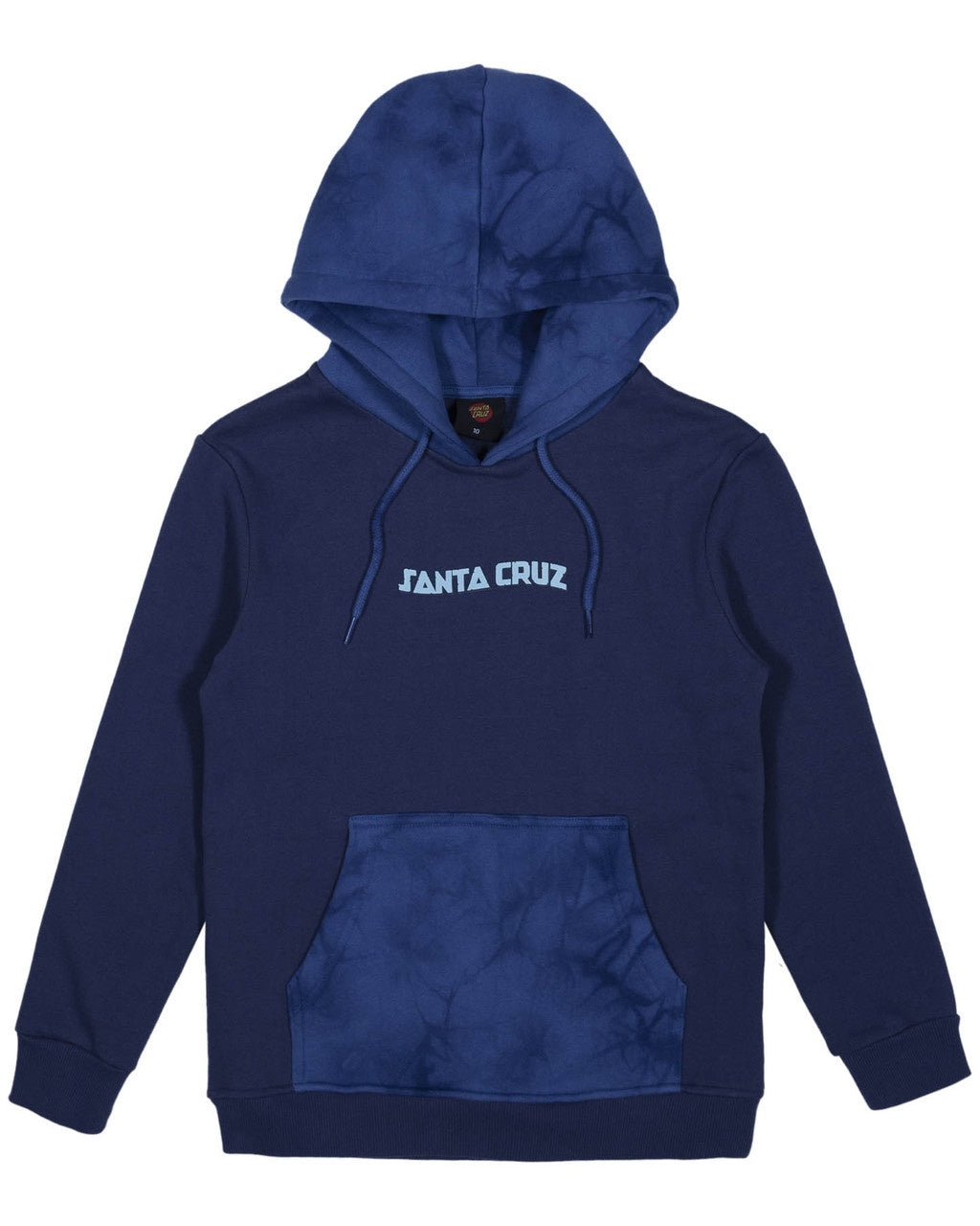 Santa Cruz Inherit Stacked Strip Hoody - Dark Blue Tie Dye