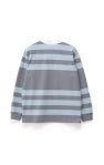 Load image into Gallery viewer, S-Double PK Stripe Rugby - Baby Blue
