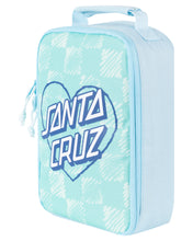 Load image into Gallery viewer, Santa Cruz Heart Dot Hollow Lunch Box - Aqua Check
