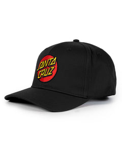 Santa Cruz Youth Classic Dot Patch Stretch Fit Cap