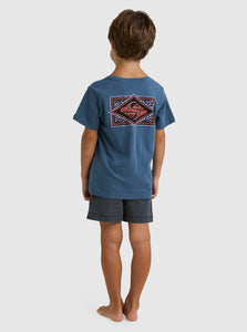 Quiksilver Youth Back Flash SS Tee - Bering Sea
