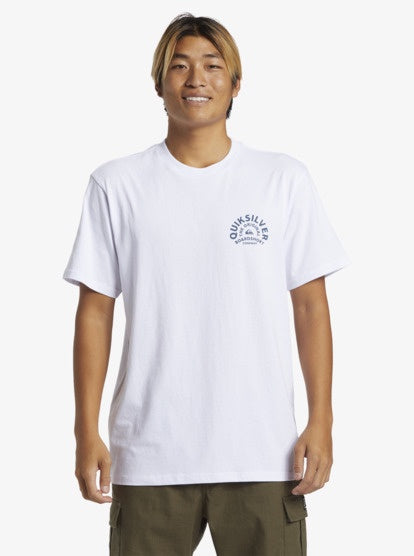 Quiksilver Mens On Target Short Sleeve T-shirt - White