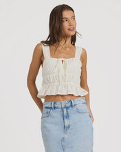 Load image into Gallery viewer, Roxy Lucky One Sunset Mist Top - Coconut Milk
