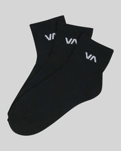 Load image into Gallery viewer, RVCA VA Mini Crew Sock - Black
