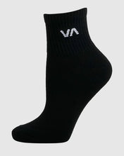 Load image into Gallery viewer, RVCA VA Mini Crew Sock - Black
