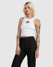 Load image into Gallery viewer, RVCA United Pops Staple Tank - White
