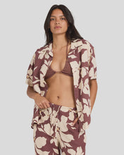 Load image into Gallery viewer, RVCA Womens Rhi Oversized Shirt - Terra Brown
