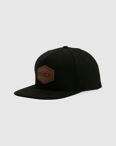 RVCA Commonwealth Deluxe Snapback Cap - Black