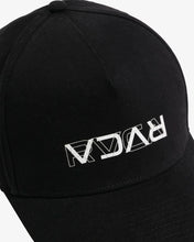 Load image into Gallery viewer, RVCA Reverse Pinched Snapback Hat - Black
