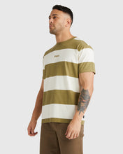 Load image into Gallery viewer, RVCA Spring Hit Stripe T-Shirt - Herb
