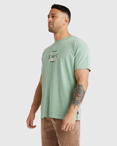 RVCA Hazey Short Sleeve Tee - Green Haze