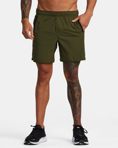 RVCA Yogger IV Short 17" - Olive