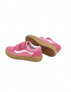 Vans Old Skool V Toddler Shoe - Gum/Pink