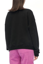 Load image into Gallery viewer, Stussy Typewriter Oversize Crew - Black
