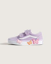 Load image into Gallery viewer, Vans  Little Kids Old Skool V Butterfly - Soft Orchid
