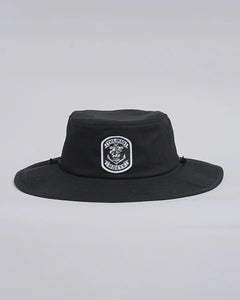 The Mad Hueys Sailor Anchor Wide Brim Hat - Black