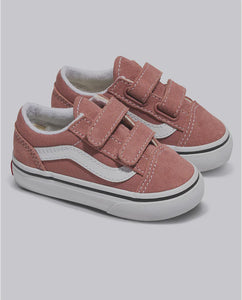 Vans Old Skool V Toddler Shoes Color Theory Withered Rose – Arnold's