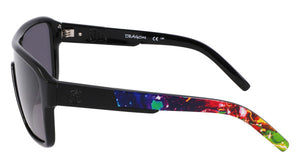 Dragon Remix Sunglasses - Black Multiverse/LL Smoke Polar