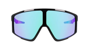 Dragon Amped LL Ion Sunglasses - Black Multi LL/Green Ion