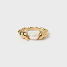 Load image into Gallery viewer, Arms Of Eve Riviera Gold and Pearl Ring
