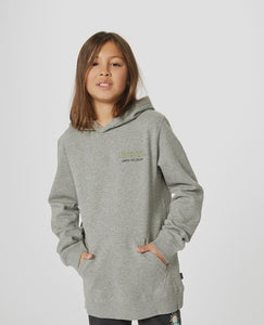 Rip Curl Youth Skeleton Shred Hood (8-16) - Grey Marle