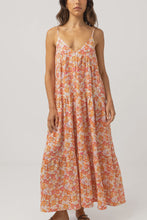 Load image into Gallery viewer, Rhythm Rosa Floral Tiered Midi Dress
