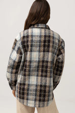 Load image into Gallery viewer, Rhythm Sonnie Check Shacket - Blue
