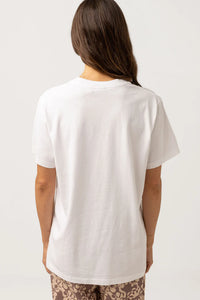 Rhythm Take It Slow Boyfriend Tee - Vintage White