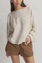 Load image into Gallery viewer, Rhythm Reverse Terry Slouch Fleece - Natural
