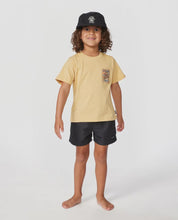 Load image into Gallery viewer, Rip Curl Static Youth Logo Tee - Washed Yellow
