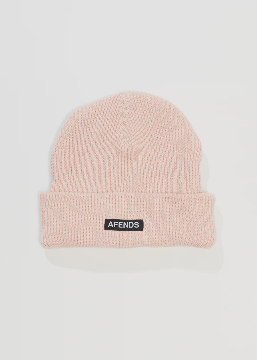 Afends Home Town Recycled Knit Beanie - Lotus