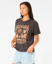 Load image into Gallery viewer, Rip Curl Higher Purpose Relaxed Tee - Washed Black
