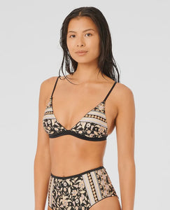 Rip Curl Dreamer Fixed Tri Bikini Top - Black