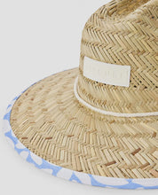 Load image into Gallery viewer, Rip Curl Mixed Straw Hat - Mid Blue
