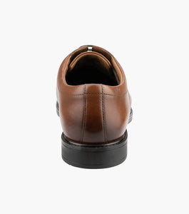 Florsheim Baxter Plain EEE Wide Fit Shoe - Cognac