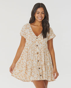 Rip Curl Holiday Tropics Dress - Tan